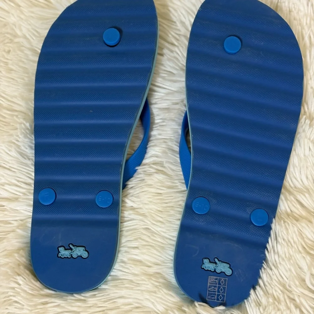 Coach  Multicolor Flip Flops